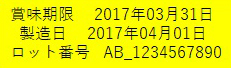 印字イメージ