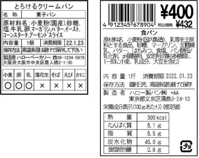 ラベルサンプル